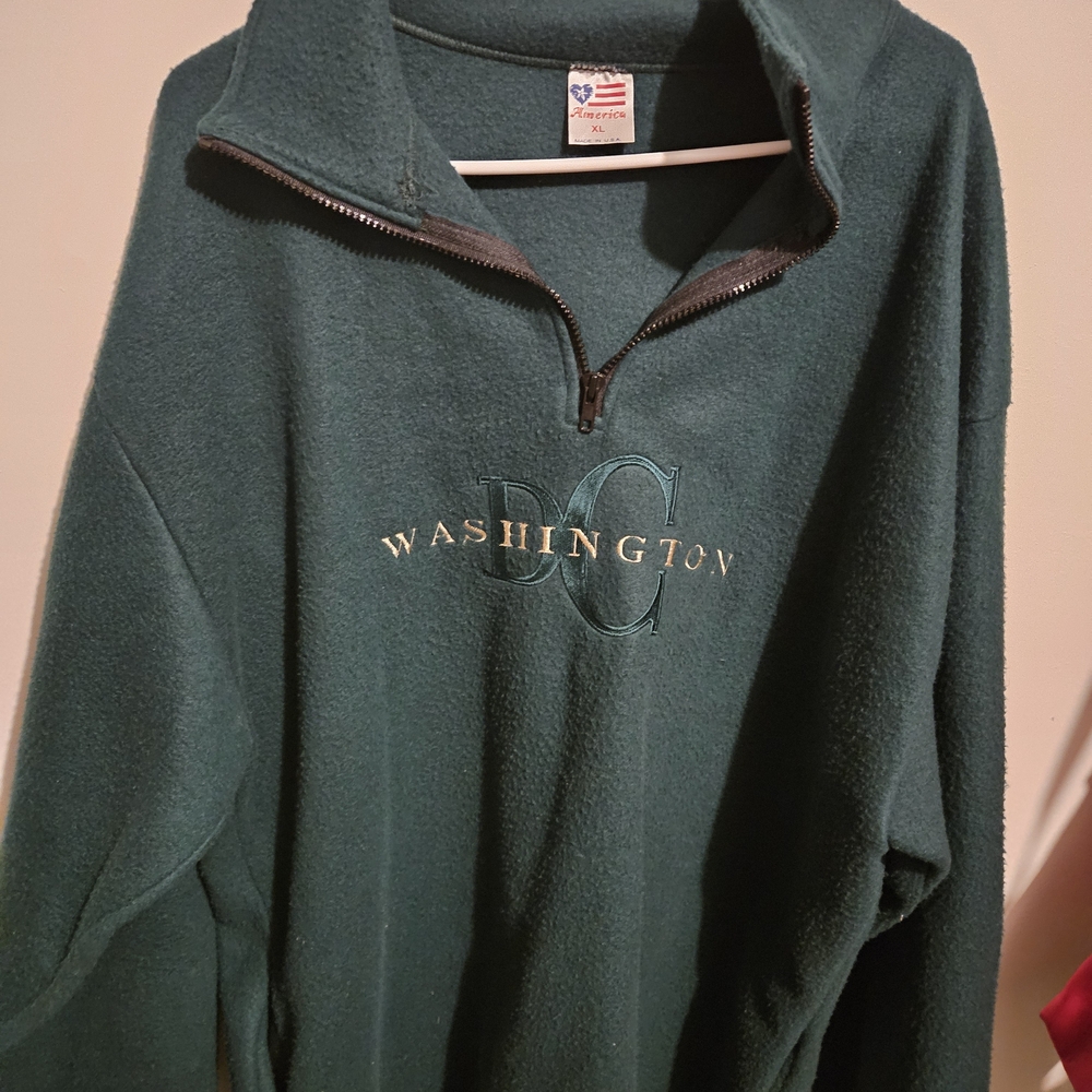 Vintage Made In Usa Washington Green Men's Sweater